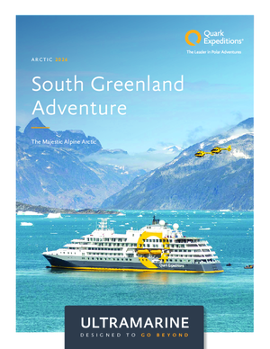 Quark Expeditions Ultramarine South Greenland Adventure Arctic 2026
